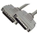 SCSI cable, SCSI II, 50-pin Centronics connector 1.27 mm / 50-pin Centronics connector, 1.27mm, 1m