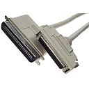 SCSI3 on ​​SCSI1, 50-pin Centronics connector -> 68-pin D-SUB connector, 1.27mm