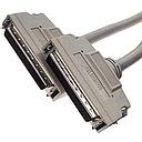 SCSI3, 68-pin D-SUB connector, 1.27mm -> 68-pin SUB-D Secker, 1.27mm Clip and Screws