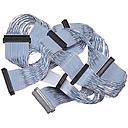 SCSI LVD ribbon cable, 5 x 68 pin D-SUB connector, length: 1.7 m