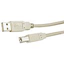 USB cable, A plug / B plug, length: 1.5m