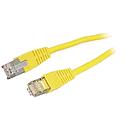 S / FTP patch cable, CAT 5, length: 2 m - yellow