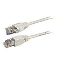 S / FTP patch cable, CAT 5, length: 0.5 m - gray