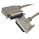 Printer cable, Sub-D / Centronics angled,